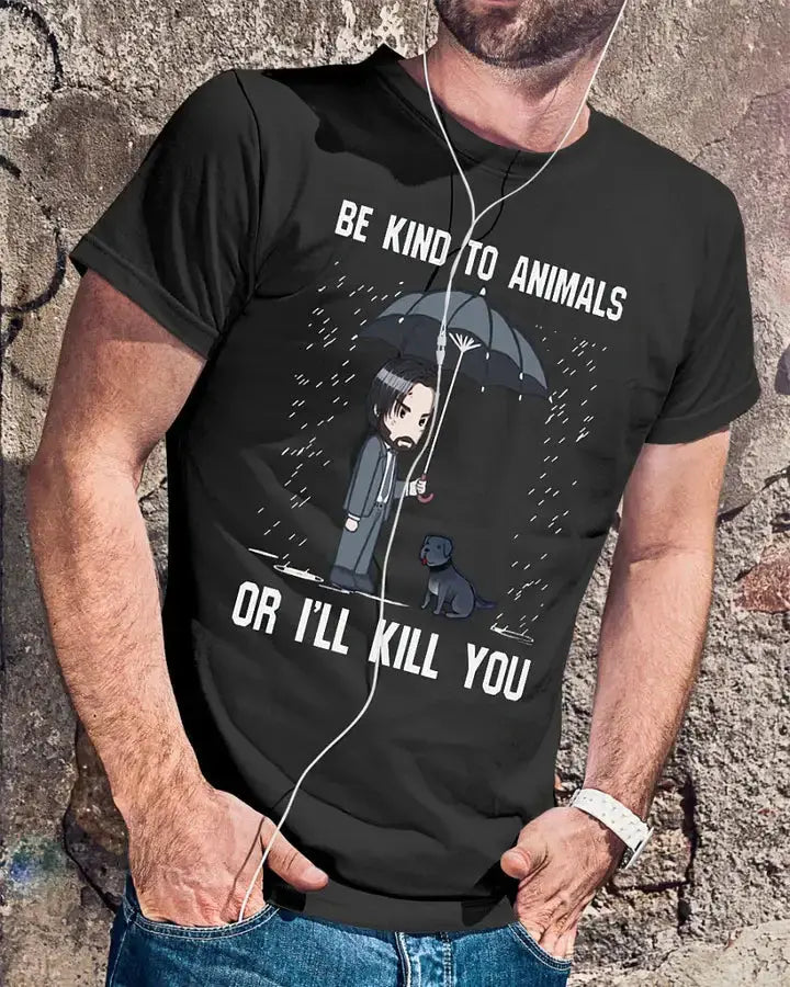 "Be Kind To Animals" Shirt Goodiefetch