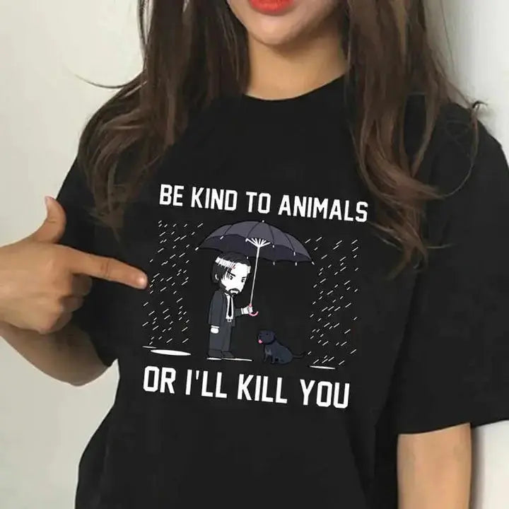 "Be Kind To Animals" Shirt Goodiefetch