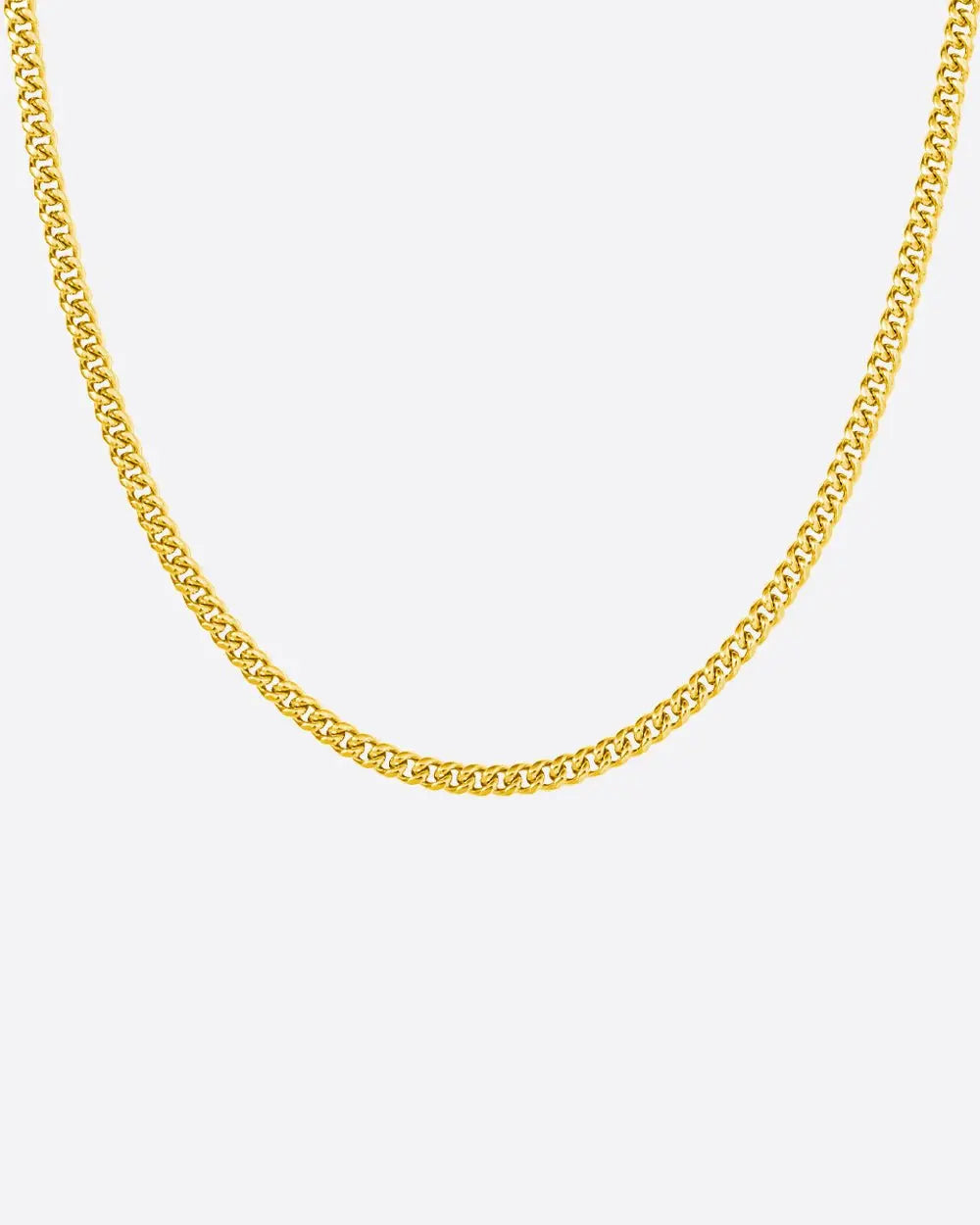 CLEAN CUBANA CHAIN. - 4MM 18K GOLD - Goodiefetch