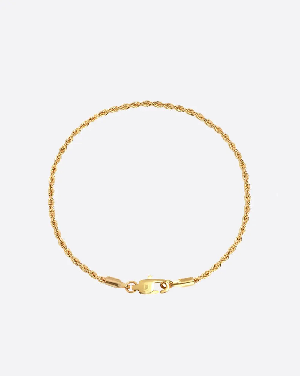 CLEAN ROPE BRACELET. - 2MM 18K GOLD - Goodiefetch