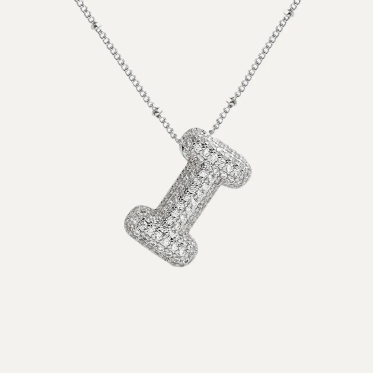 Diamond bubble letter nacklace Goodiefetch