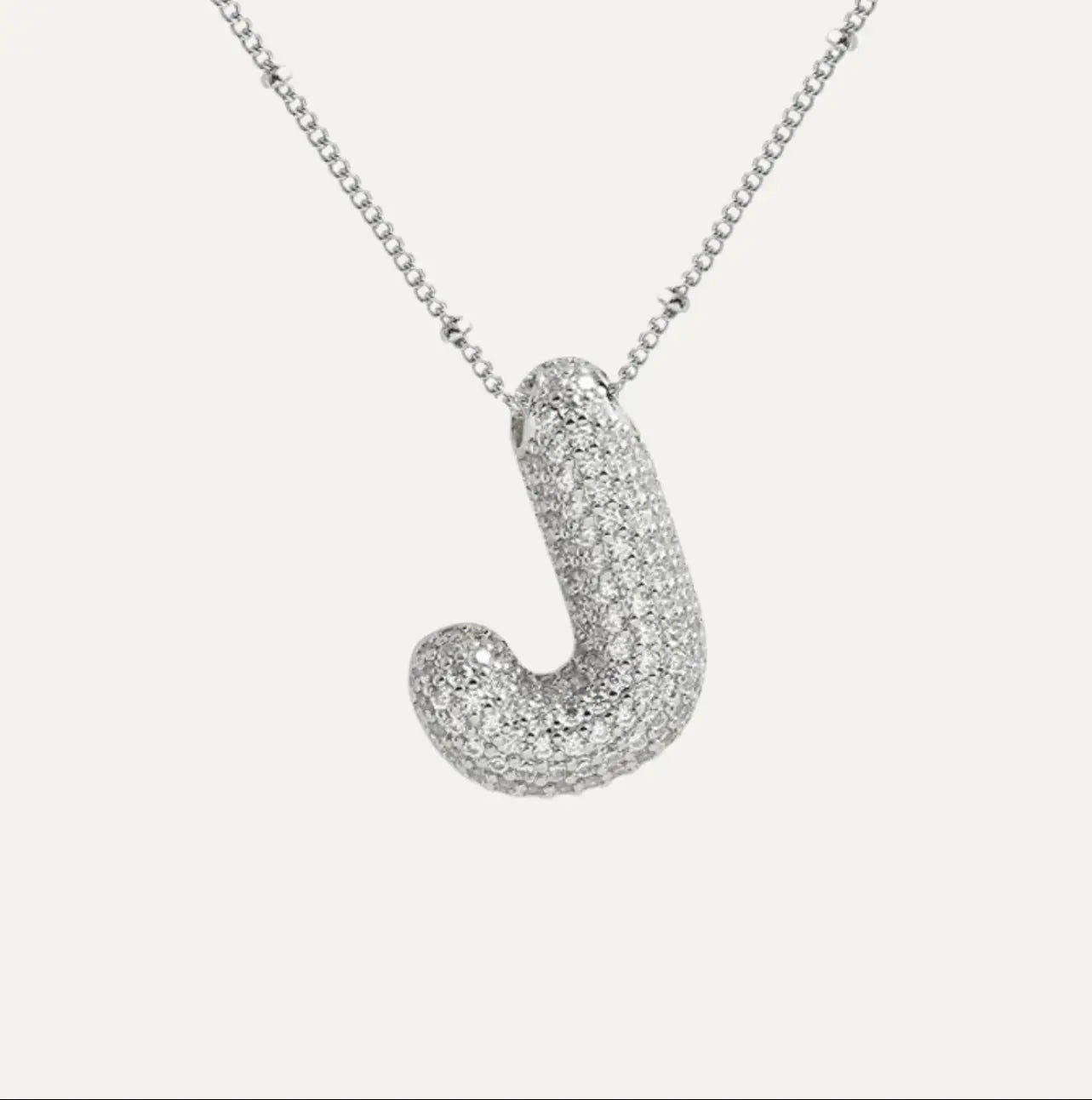 Diamond bubble letter nacklace Goodiefetch