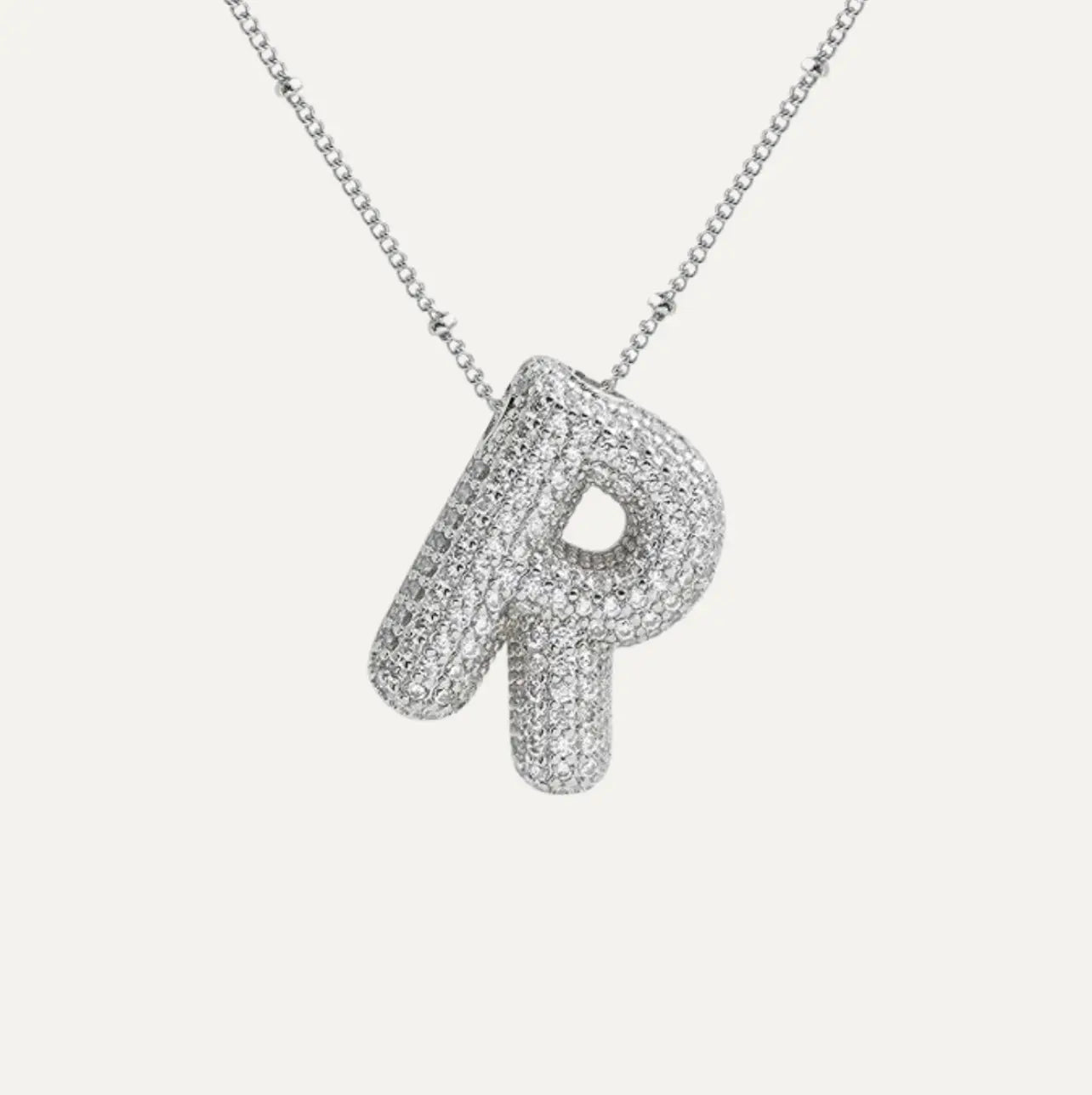 Diamond bubble letter nacklace Goodiefetch