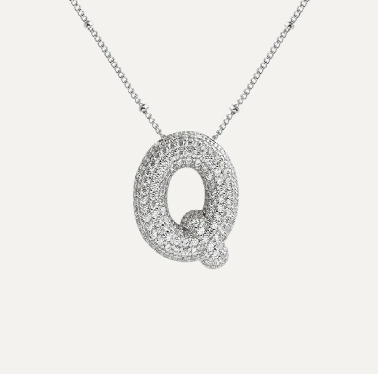 Diamond bubble letter nacklace Goodiefetch