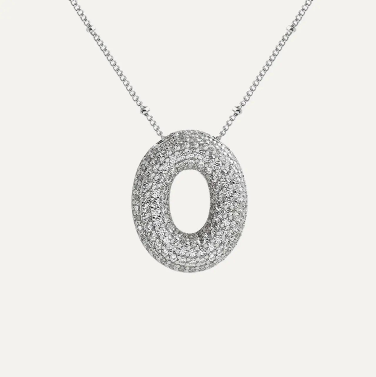 Diamond bubble letter nacklace Goodiefetch