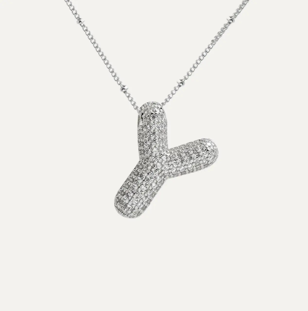 Diamond bubble letter nacklace Goodiefetch