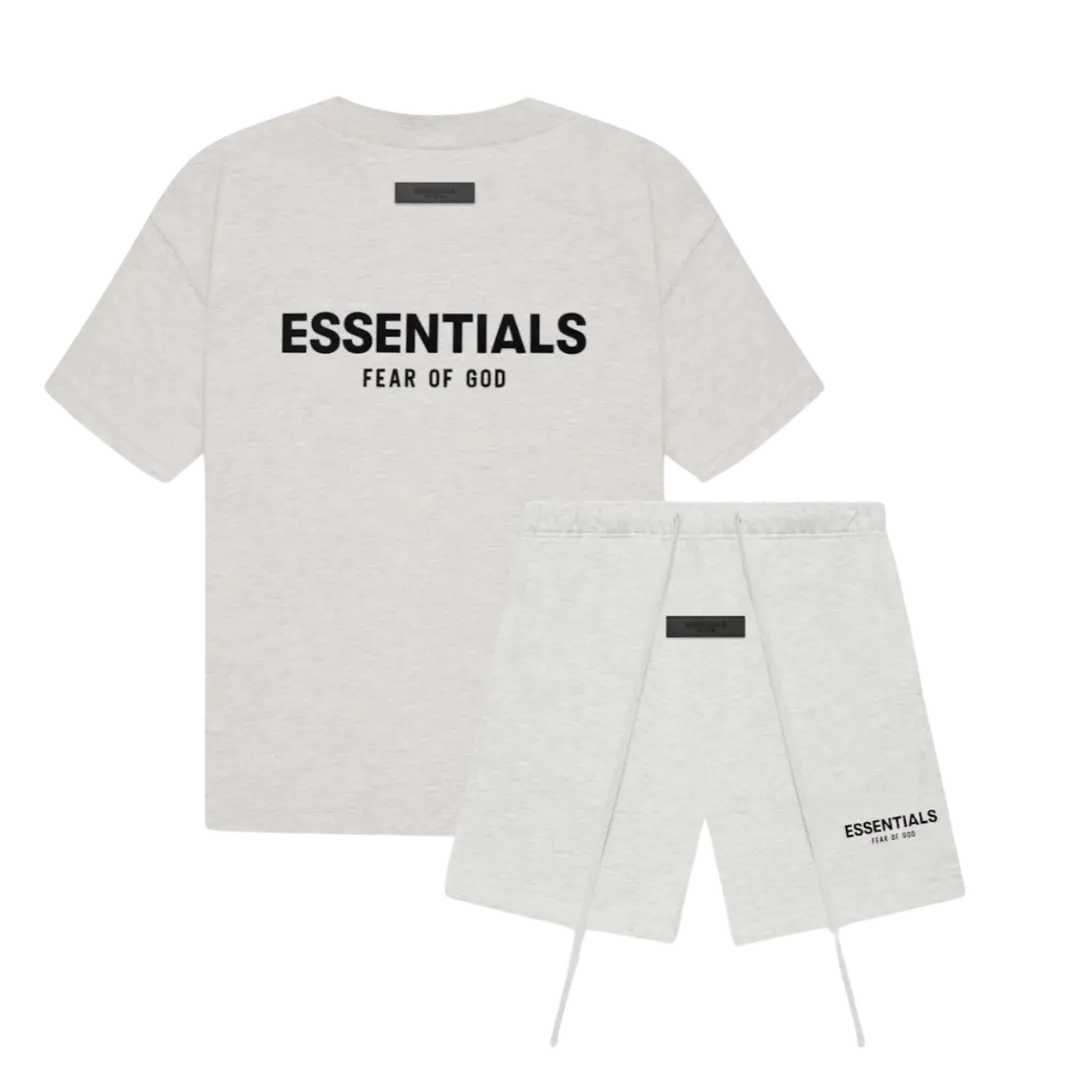 Fear of God Essentials Light Oatmeal Summer set Goodiefetch