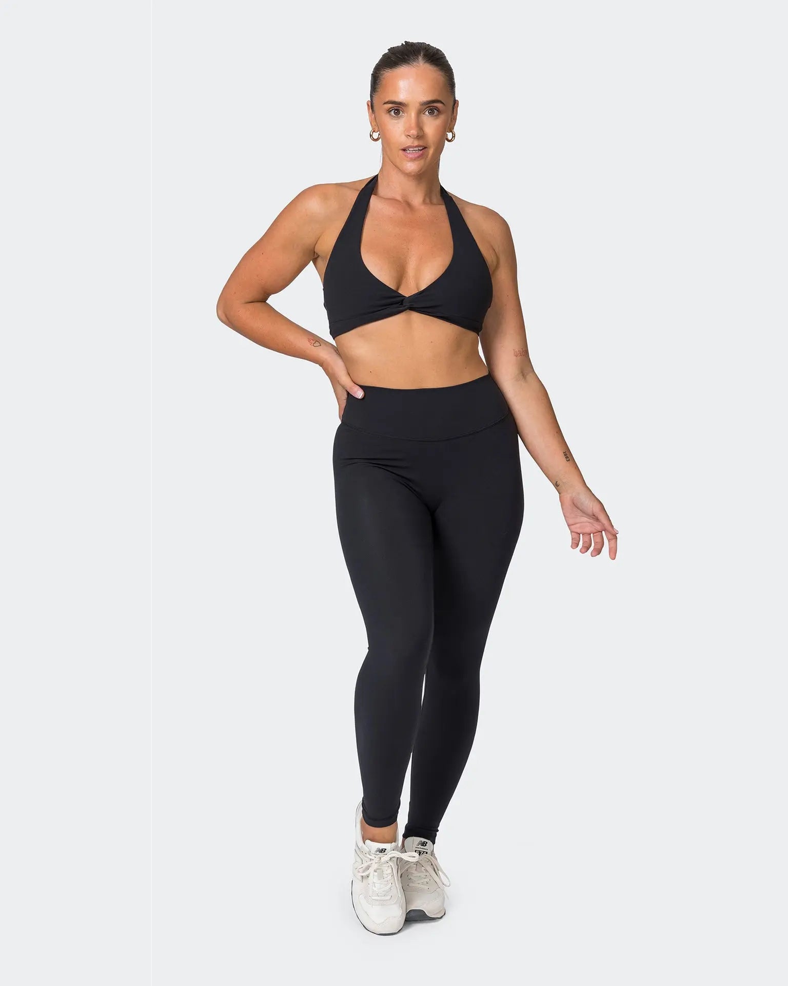 Liberty Zero Rise Ankle Length Leggings - Black - Goodiefetch