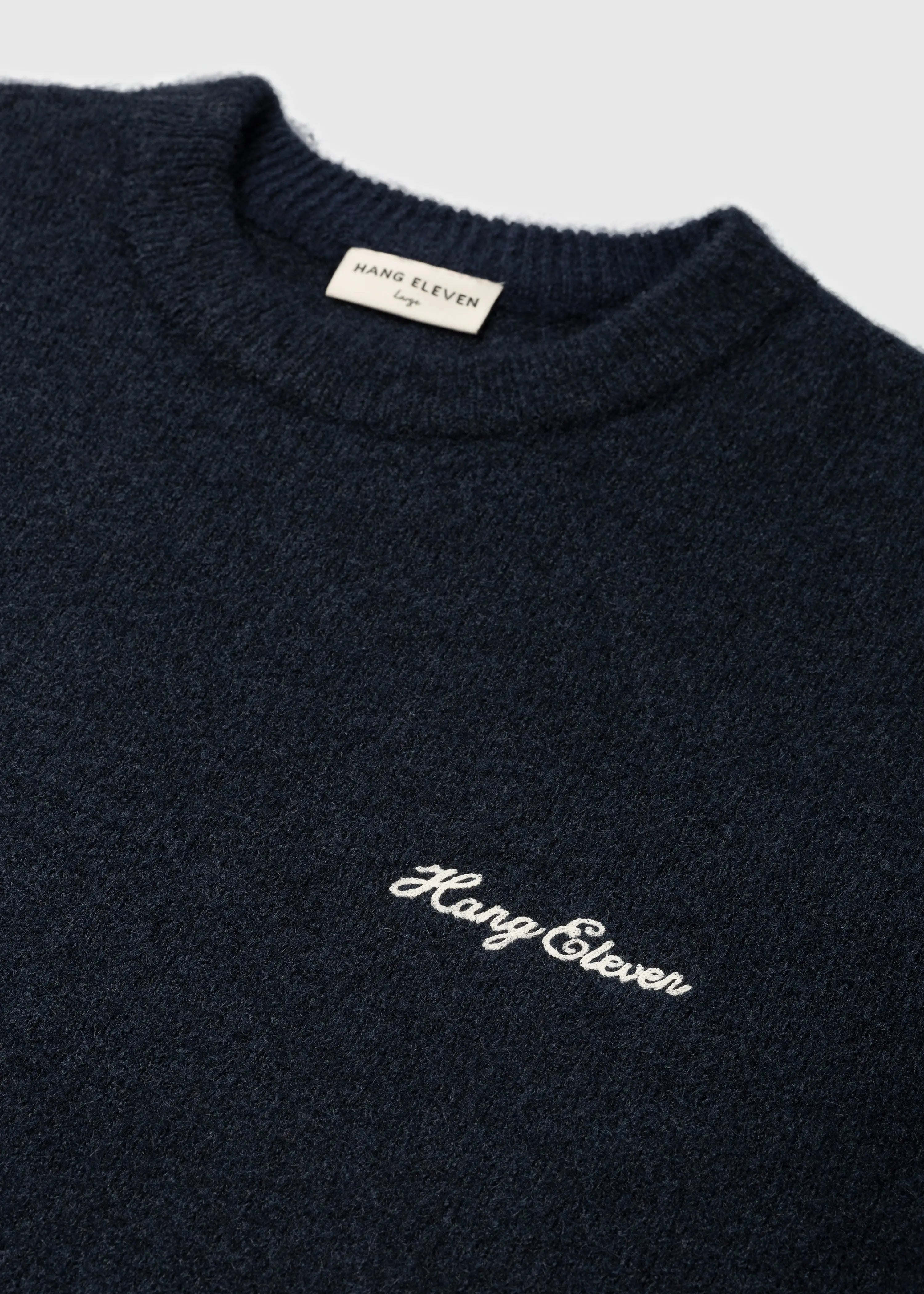 Soft Knitted Crewneck - Navy Blue Goodiefetch