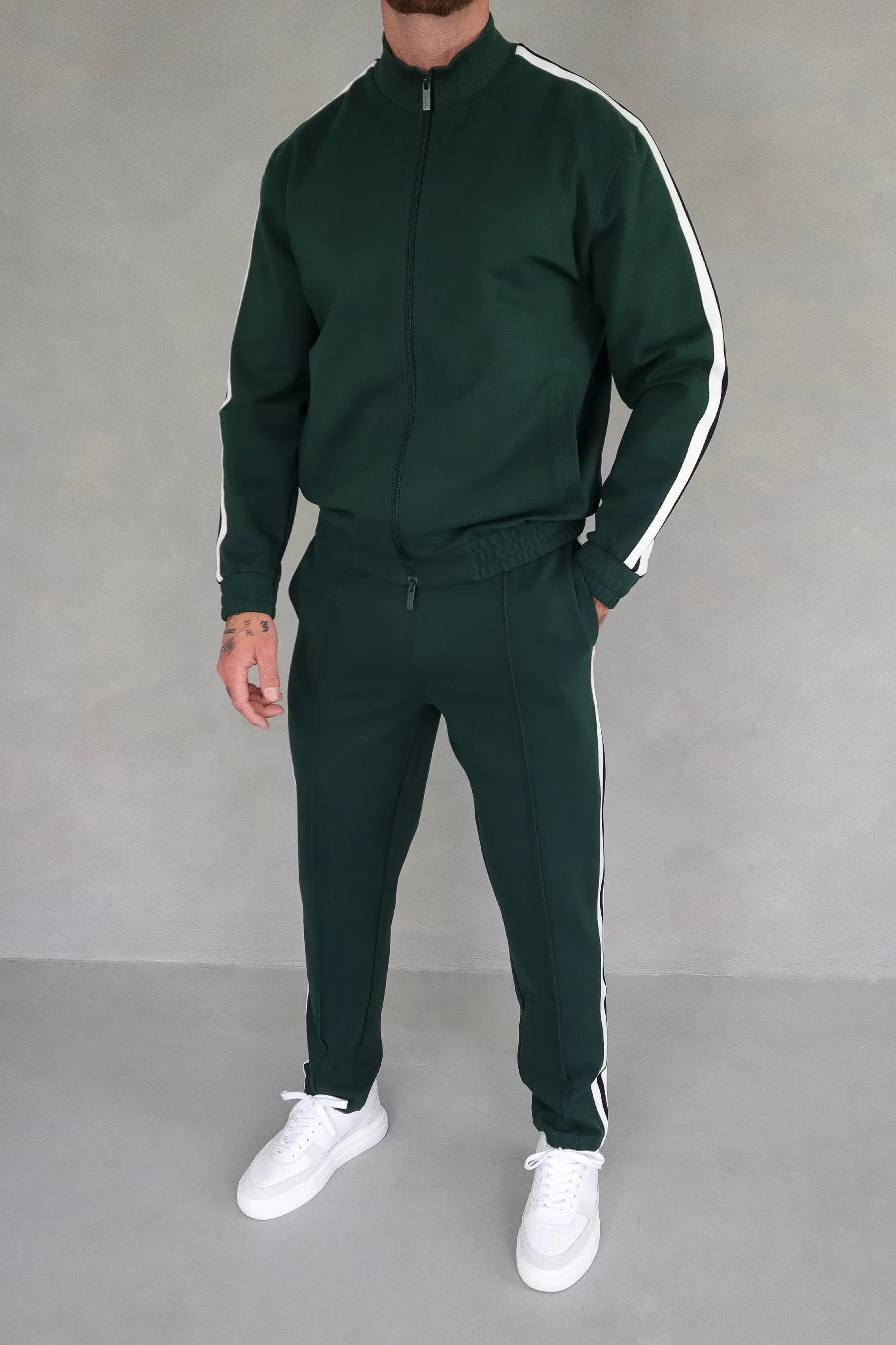 The Tape Tracksuit - Forest Green Goodiefetch